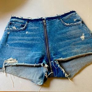 Reformation size 25 mini shorts (denim).